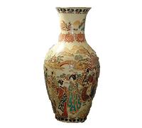 Fashion158 Porcelain Old Glaze Vase, Red, Ceramic, 21x12 cm, 510g, Mascot, Hand Painted, New Year, Baby Shower