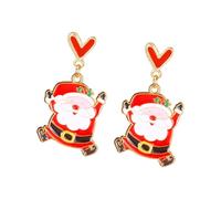Fashionabe Earring Christmas Theme Earrings Stylish Ear Jewelry Alloy Texture Suitable for Various Occasion Wear Holiday Accessories