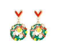 Fashionabe Earring Christmas Theme Earrings Stylish Ear Jewelry Alloy Texture Suitable for Various Occasion Wear Ear Pendant