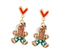 Fashionabe Earring Christmas Theme Earrings Stylish Ear Jewelry Alloy Texture Suitable for Various Occasion Wear Holiday Accessories