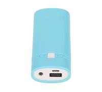 Fashionable ABS Power Bank Shell with Emergency Charging for Smartphone, Lightweight and Compact Design for Travel,Overvoltage Circuit,Universal DIY USB Power Bank Box (Blue)