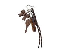Fashionable Acetate Comb Keychain Multifuntional Key Accessory Suitable For Youthful Women And Girl Outdoor Use