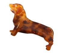 Fashionable Acetate Dachshund Hair Accessory Practical Design Fashion Clip Barrettes Her Dachshund Accessory