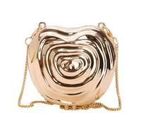 Fashionable Acrylic Evening Bag in Heart Shape Shoulder Bag Banquet Crossbody Purse for Weddings and Cocktail Party