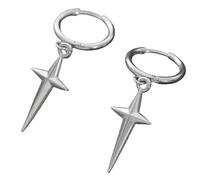 Fashionable Alloy Star Hoop Earrings For Women Multifuntional Ear Jewelry Every Occasion Pendant Daily Female Fashion