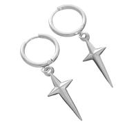 Fashionable Alloy Star Hoop Earrings For Women Multifuntional Ear Jewelry Every Occasion Pendant Daily Wedding For Women