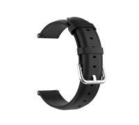 Fashionable and Durable 20mm Real Leather Round End Sweat Proof Watch Strap with Universal Compatibility and Exquisite Craftsmanship Big and Tall Watches Large Wrist Men (D, 20mm)