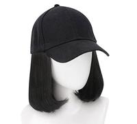 Fashionable Baseball Hat Wigs Combo for Quick Hairstyle Change Great for Hair Loss Solution Hair Volumes Upgrade Hair Extension Ponytail Hair Extension for Braids Hair Extension Baseball Hat