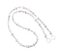 Fashionable Beaded Phone Chain Stylish Lanyard Adjustable Shoulder Strap Keychain Accessory Present For Women Girl Multicolor Keychain