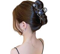 Fashionable Bow Hair Clip Alloy Comfortable Hairpin Accessory for Informal or Formal Occasions Strong Grip Hair Clip