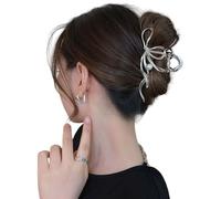 Fashionable Bow Hair Clip Alloy Comfortable Hairpin Accessory for Informal or Formal Occasions Strong Grip Hair Clip