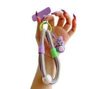 Fashionable Braided Cell Phone Cord Lanyard With Fruit Shaped Charms Nonslip Tip & Metal Fastener For Gadgets Keychains Cartoon Fruit Phone Strap