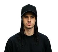 Fashionable Braided Plait Wigs Cap Hairstyle Change for Parties Daily Outings Realistic Texture Synthetic Fiber Stylish Synthetic Hair Hat Wigs