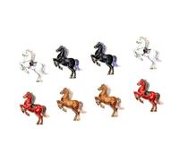 Fashionable Brooch Featuring Horse Year Symbolism for Good Luck and Elegance in All Outfits Easy Clip on Design for Quick Attachment Versatile Lapel Pin
