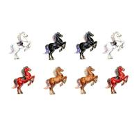 Fashionable Brooch Featuring Horse Year Symbolism for Good Luck and Elegance in All Outfits Easy Clip on Design for Quick Attachment Zodiacs Brooch