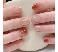 Fashionable Butterfly Bow Wraps 24pcs/Box Wearable Press On Fake Nails Tips Long Lasting