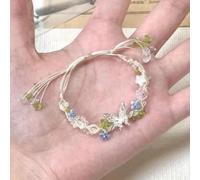 Fashionable Butterfly Bracelet Featuring Advanced Yarn Technology and Decorative Architecture (6856)
