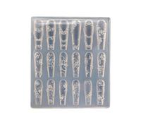 Fashionable Butterfly Flower Nails Decoration Sturdy Silicone For Creating Intricate Nails Art Patterns