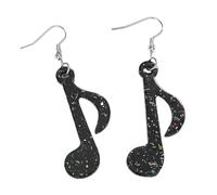 Fashionable Cartoon Acrylic Music Note Dangle Earrings Trendy Ear Studs Handmade Jewewry for Women for Everyday Use