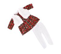 Fashionable Christmas Ensembles For 16 18 Inch Baby Dolls Features Dresses Elegant Hat And Shawl For Seasonal Fun Accessories