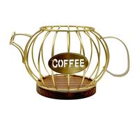Fashionable coffee accessory storage basket with protective lid to keep your coffee basket clean and ordered sturdy