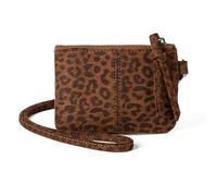 Fashionable Coin Purse Leopards Wallet Change Pocket Holder with Neck Strap Storage Bag for Student and Commuters Women's ID Badge Holder