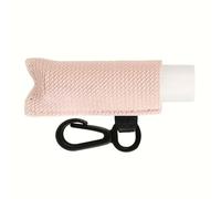 Fashionable Cosmetic Keychain Organiser Elastic Lipstick Holder Clip On Chapsticks Sleeve Handmade Lip Balm Storage Bag