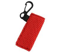 Fashionable Cosmetic Keychain Organiser Elastic Lipstick Holder Clip On Chapsticks Sleeve Handmade Lip Balm Storage Bag