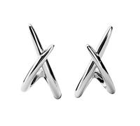 Fashionable cross design earrings offer unique ear stud ornaments that bring elegance and comfort to the modern woman