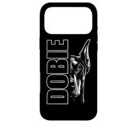 Fashionable Doberman Design with Stylish Text Case for iPhone 17 Pro Max
