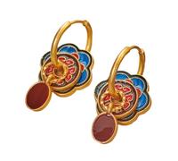 Fashionable Dripping Oil Ear Cuff New Chinese-styles Ear Buckles Comfortable Earwear Stylish Alloy Accessories Trendy Accessories