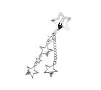 Fashionable Durable Alloy Star Chain Hairpin Hair Ornaments Alloy Star Hairpin for Adding Elegant to Casual Wear or Special Occasion, フリーサイズ