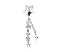 Fashionable Durable Alloy Star Chain Hairpin Hair Ornaments Alloy Star Hairpin for Adding Elegant to Casual Wear or Special Occasion, フリーサイズ