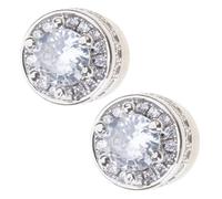 Fashionable Ear Clip Jewelry Accessory For Men And Women Adorned With Zirconia Without Piercing Necessary Women's Clip Earrings