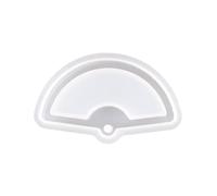 Fashionable Earring Silicone Mold Jewelry Making Molds Fan Shape Crafting Molds Suitable for Parties and Daily Wear Silicone Keychain