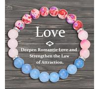 Fashionable Elastic Bracelet with Love and Evil Eye for Everyday Fashion (7)