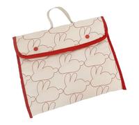 Fashionable Embroidery Tablet Storage Bag Sturdy Polyester Home Accessory Portable For Notebook Safe Daily Use