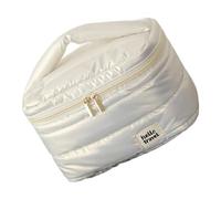 Fashionable Expandable Cosmetic Bag with Multiple Sections Waterproof Travel Toiletry Holder for Women Gym Items Storage Travel Friendly Handheld Cosmetic Organizers