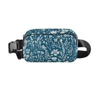 Fashionable Fanny Waist Pack Women Men Adults Spring Cute Floral Colorful Rustic Large Capacity Croose Body Purse with Adjustable Strap for Cycling Hiking Gym, spring cute floral colorful rustic388,