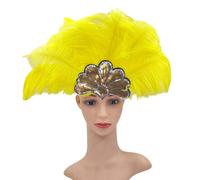 Fashionable Feather Sequin Band for Lady Carnival Party Gown and Stage Performer Dressing Up Headpiece