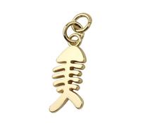 Fashionable Fishbone Design Metal Pendant For Bag Jewelry Decoration Lightweight Practical Alloy Charm Stylish Fishbone Charm For Handbags