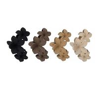Fashionable Floral Hair Clip with Nonslip Teeth Barrettes Lightweight Hair Accessory for Women and Teens Matte Finish Barrette