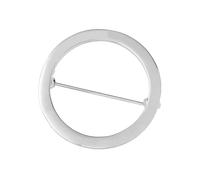 Fashionable Geometry Business Meeting Brooch Pin Round/Heart Shaped Cardigan Accessory For Detail Oriented Women Business Meeting Brooch