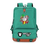 Fashionable Gorilla Tag 17-liter Children's Backpack with Laptop Compartment - Lightweight and Durable Oxford Cloth Schoolbag, Suitable for Students' Campus, Travel and Daily Use (A6)