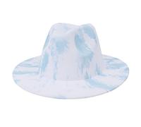 Fashionable Graffiti Cap Wool Retro | Warm Big Brim Hat Adult Dancer Prop Street Dancer for Stage Performance Cowboy Cowgirl Fashionable