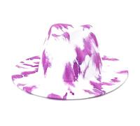 Fashionable Graffiti Cap Wool Retro | Warm Big Brim Hat Adult Dancer Prop Street Dancer for Stage Performance Cowboy Cowgirl Fashionable