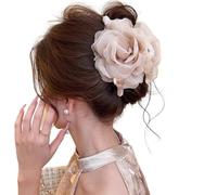Fashionable Hair Clip Large Flower Comfortable Hairpin Accessory for Informal or Formal Occasions Fashionable Flower Hairpin