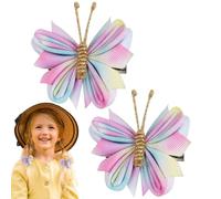 Fashionable Hair Clips,Anti Slip Cartoon Barrettes | 1 Pair Cute Hair Pins, Colorful Hairpins for Daily Life, Travel, School, Festival
