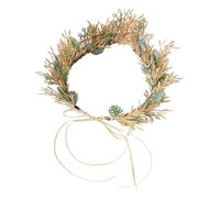 Fashionable Hair Hoop with Soft Fabric Lining Gold Fairies Crowned Headwear for Comfort Every Day Nature Inspired Hair Accessory