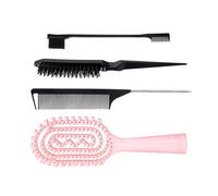 Fashionable Hair Styling Collection 4 Essential Tools Lightweight ABS Construction Salon Results For Home Use